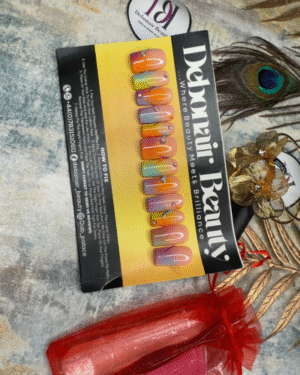 Rainbow Ombre Press-On Nails Set