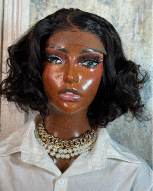 Glueless Egg bounce 10 inches with a 5by5 closure natural colour